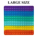 Stor Pop Fidget Leksak, Stor Regnbågs Pop, 256 Bubblor, 30 cm