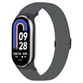 Elastisk nylonrem for Xiaomi 8/9 (14mm) Mørkegrå Mørkegrå DarkGrey
