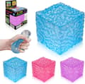 Stresskub Squishy Fidget, Blå Squishies Kläm Sensorisk Leksak Sky Blue
