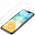 2 kpl karkaistua lasia iPhone 12 / 12 Pro - Näytönsuoja läpinäkyvä