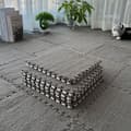 10 st 30*30cm Baby Lekmatta Träningsmatta Barn GRÅ Grå grey