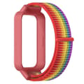 Xiaomi Smart Band 9 Active Redmi Band 3 -nailonranneke tarranauhakiinnityksellä Multicolor Rainbow