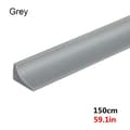 Vandstop Vandtilbageholdende Strimmel GRÅ 150CM Grå 150cm, Grå Grey 150cm