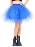 Tutu för kvinnor, karneval, balett, Halloween, maskerad, blå blue