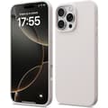 17 Pro Max Flytende Silikon Støtsikkert Deksel Kompatibelt med 17 Pro Max Mykt Skall Full Beskyttelse Deksel (Lysegrå) Lysegrå iPhone 16 Pro Max Light grey iPhone 16 Pro Max