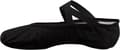 Balletsko med delt sål, sort 6,5 UK Black 6.5 UK