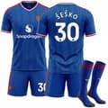 2526 Manchester United Bortedrakt Barn Voksen Trøye Nr. 30 Sesko M M
