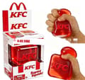 Schylling Nice Cube sensorisk fidget-leke, stresslindrende klemmeblokk, KFC-design, alder 3 og oppover KFC