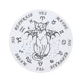 Træpendulskive Træbase STIL 3 - HVID 15CM Stil 3 - Hvid 15cm Style 3-White 15cm
