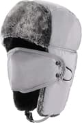 Vinterhuer til kvinder og mænd Trapper Ushanka Hat med øreklapper, grå grey