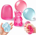 4 st Taba Squishies Fidget Leksaker, Stressbollar för barn och vuxna 3pink&bule