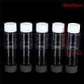 5st Påfyllningsbara Flaskor 15ml/20ml/30ml/50ml/100ml/150ml/200ml Plast PET-Flaskor Klar Tom Förseglad Behållare Reagensflaska Förpackning