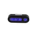 Biltermometer Voltmeter Klocka, 2 i 1 Bilfordon Interiör Mini Elektronisk Klocka, LED Digital Klocka, Termometer, Voltmeter, Körning