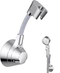 Brusehovedholder, ingen boring, håndbrusehovedholder, 360° drejelig, brusehovedholdere, universal