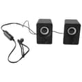 Surround Datorhögtalare Med Stereo USB Kabelansluten Drivna Multimediahögtalare För PC/Laptops/Smart Telefon