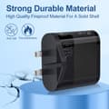 Miniatyrbilde 6 av 6: Hurtiglade Type C-adapter, Universal 65W USB C-lader, Multi-enhetsladeadapter, Kompakt USB Type C-strømadapter med hurtigladehode
