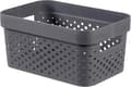 Infinity Soptunna 4,5l, Antracitgrå, 26 X 17,5 X 12,3 Cm, Återvunnen Plast