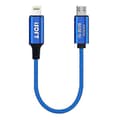 Lightning till Micro-USB Dataöverföringskabel från ISOFT Modell IS-003B