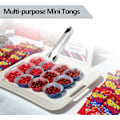 Miniatyrbillede 3 af 5: Is Tænger Sukkertænger - Rustfrit Stål Mini Serveringstænger Appetittænger Små Køkkentænger Til Te-Selskab Kaffe Bar 6 Stk