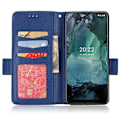 Miniatyrbillede 5 af 5: For Nokia G11/G21 PU Læder All-round Stødsikkert Smartphone Etui Skal Anti-drop Tegnebog Cover