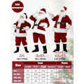 Miniatyrbild 5 av 5: Högkvalitativ Jultomtekostym 7-delad Set, Jultomtekostym för Vuxna, Rollspel, Jultomtekostym Plus Jultomte XL-2xL (large size)