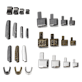 Miniatyrbild 1 av 2: 24 Set Metall Blixtlås Huvud Reglage Införing Stift Blixtlås Stopp Tillbehör Plug Blixtlås Reparationssats För Rock Hem Diy (Blandad Färg, Storlek 3/5/8/10)