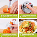 Miniatyrbillede 5 af 5: Håndholdt Grøntsags Skærer 4 i 1 Veggie Spiral Cutter Zucchini Noodle Maker