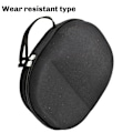 Miniatyrbillede 2 af 5: Hovedetelefonetui Hovedetelefon Opbevaringspose til Beskyttelse af Dine Hovedetelefoner Sort Wear-