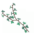 Pikkukuva 1 / 5: Ivy-jääkaappimagneetti nivellettyine varsiine, 3D-tulostettuja magneetteja jääkaappiin