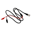 Miniatyrbillede 1 af 5: P1011 BNC Q9 Han-Dobbelt-Punkt Oscilloskop-Ledningstestprober Kabel 1M