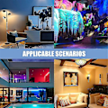 Miniatyrbild 1 av 5: Tuya Glödlampa 4-pack RGB CW+ LED-lampor 5W Dimbara Lampor Smart Life App-kontroll Glödlampor C