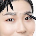 Miniatyrbilde 3 av 3: 1 stk Sølv Balanse Posisjonering Tattoo Linjal Makeup Øyenbryn Design Gyllen Forhold Linjal Måleverktøy