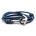 Miniatyrbillede 2 af 5: Justerbare Paracord Anker Armbånd til Mænd og Kvinder
