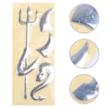 Miniatyrbillede 2 af 3: 3D Metal Plating Djævel Bil Lastbil Motor Auto Dekal Badge Mærkat (gul)