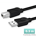 Miniatyrbild 5 av 5: 0,5 m/1 m/1,5 m/ /5 m/10 m Usb-skrivarekabel Hög hastighet A till B Hane till hane Usb-skrivarekabel Datasynkronisering för 3d-etikettskrivare