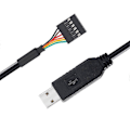 Miniatyrbillede 4 af 5: 6-bens TTL-232R-3V3 FT232 USB 2.0 til TTL 5V 3.3V Download Debug Kabel Adaptermodul til