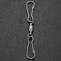 Miniatyrbild 4 av 5: 12-pack Snurrande Dubbla Klämmor Swivel Hooks för Vindspinnare, Hängande Vindstrumpa, Fågelmatare, Vind C