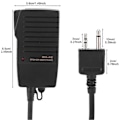 Miniatyrbillede 4 af 5: Håndholdt højttalermikrofon til Icom Ic-V8 V85 V82 Ic- T8A 2At W32A E90 radio