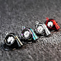 Miniatyrbilde 4 av 5: Elektrisk Mini Turbo Turbolader Nøkkelring Spinnende Turbine Nøkkelring Smykker