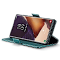 Miniatyrbild 4 av 5: Samsung Galaxy Note20 Ultra/Ultra 5G Plånboksfodral Flip Stativ Litchi Textur Mobilfodral