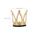 Miniatyrbild 3 av 4: Kronhjälmtillbehör Rhinestone Crown Hjälmdekoration Skidhjälm Dekoration för Kvinnor