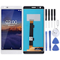 Pikkukuva 1 / 5: TFT LCD-näyttö Nokia 3.1:lle digitoijalla, kokoonpano (musta)