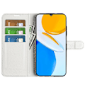 Miniatyrbillede 2 af 5: For Honor X7 Tekstur PU Læder Telefon Fuld-beskyttelse Etui Tegnebog Stativ Funktion Stødsikkert Cover