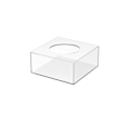 Miniatyrbillede 1 af 5: Akryl Kage Displaybræt Kvadratisk Kagebakke DIY Kage Genopfyldningsbræt Base til Visning Bryllup Del