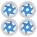 Miniatyrbilde 1 av 3: 4 stk Universelle Aluminiumslegering RC Bil Bremseskive Metall Hex Adapter For 1/10 Fjernkontroll Bil Mørk Blå