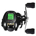 Miniatyrbillede 1 af 5: Elektronisk Baitcasting Fiskehjulsrulle med LED-skærm Højhastighed 7.2:1 10kg Saltvandsvandtæt Cast Tromle Hjul Casting-højre