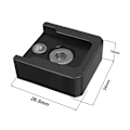 Miniatyrbilde 2 av 5: DSLR Utvidelseskald Sko Mount 1/4 Ikke-frakobling Hurtigutløseradapterbase for Fylllys