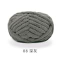 Tykt garn, perfekt til håndstrikning, superblødt, ekstra stor størrelse. Dark gray