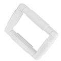 Miniatyrbilde 4 av 5: Broderingsramme for krysssting, firkantet, plast, klipsramme, DIY-håndverk, håndholdt syverktøy, 15,2 x 15,2 YEMAA