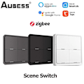 Miniatyrbild 2 av 5: Zigbee 4-knapps tryckknappsbrytare Tuya 12-scenbrytare Controller Hemmaautomation Smart Switch för Tuya Smart Life Control